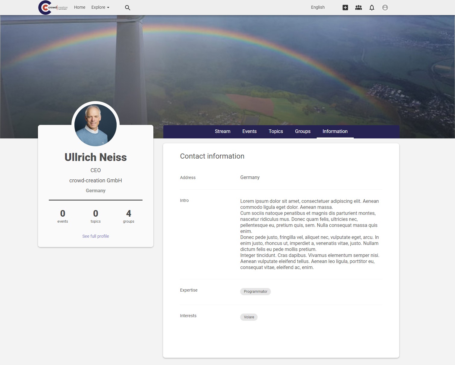 User Profile